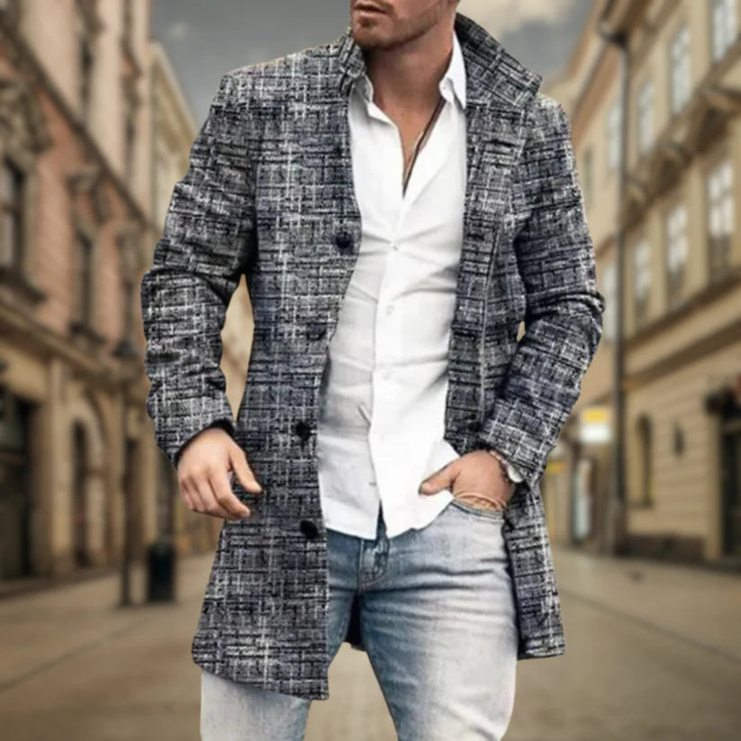Men’s Prestige Wool-Blend Overcoat