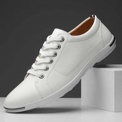 Men’s Leather-Look Everyday Trainers