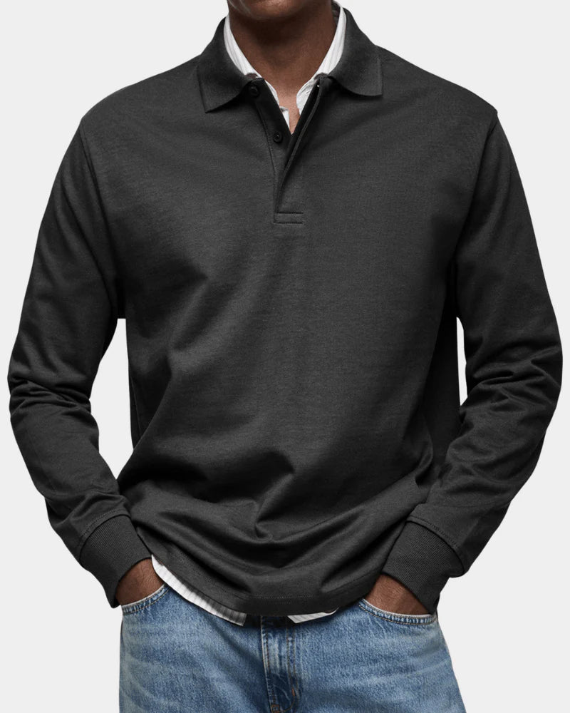 Men’s Long-Sleeve Polo Shirt