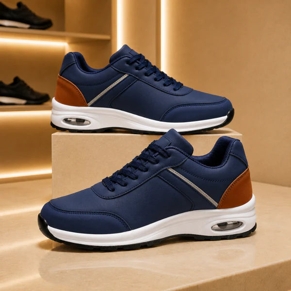 Men’s Contrast Panel Casual Trainers