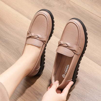 Middle-aged non-slip new comfort leather-Look shoes