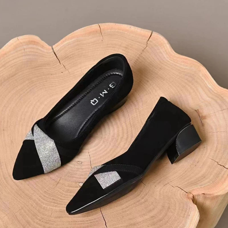 New Non-Slip Flat Leather-look Shoe