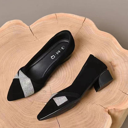 New Non-Slip Flat Leather-look Shoe