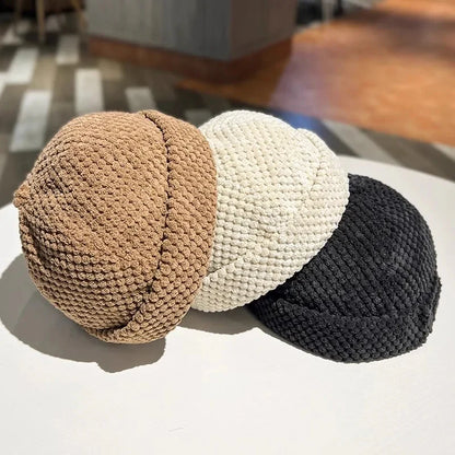 Unisex Bubble-Knit Structured Dome Cap