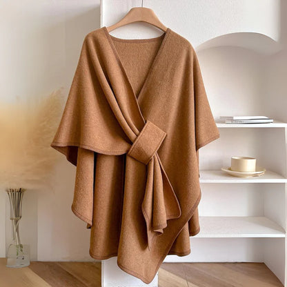 Women’s Soft Fleece Drape Everyday Shawl
