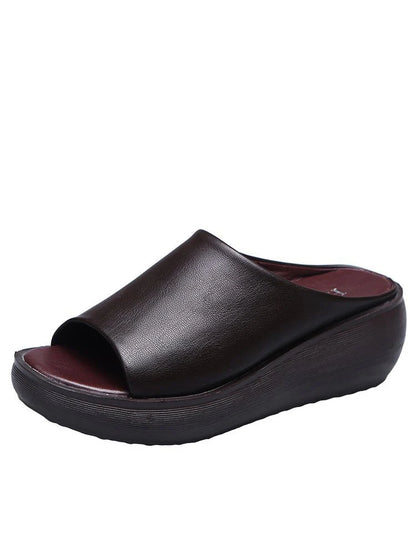 Women's Platform Wedge Slides
