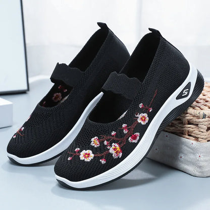 Middle-aged and elderly comfortable and breathable non-slip shoes