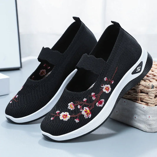 Middle-aged and elderly comfortable and breathable non-slip shoes