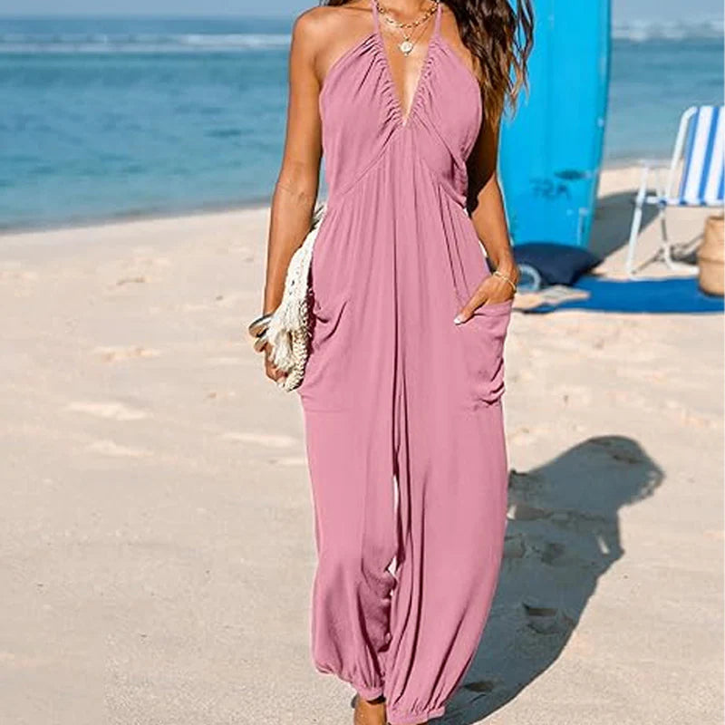Women's Halterneck Jumpsuit