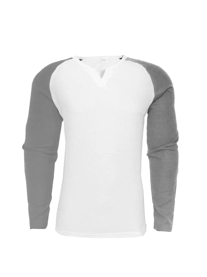 Men’s Slim Fit Ribbed Raglan Top Set
