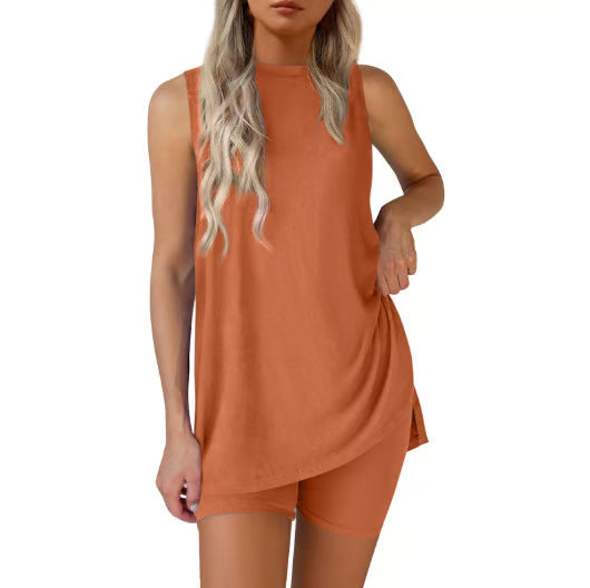 Women's Sleeveless Top & Shorts Set