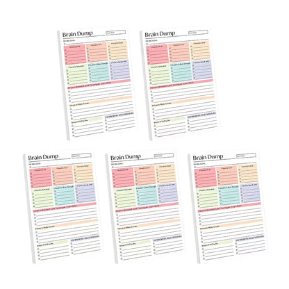 Daily Brain Dump Planning Pad