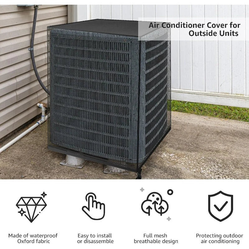 Breathable Mesh Outdoor Air Conditioner Cover