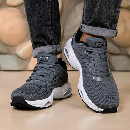 Men’s Mesh Lace-Up Trainers