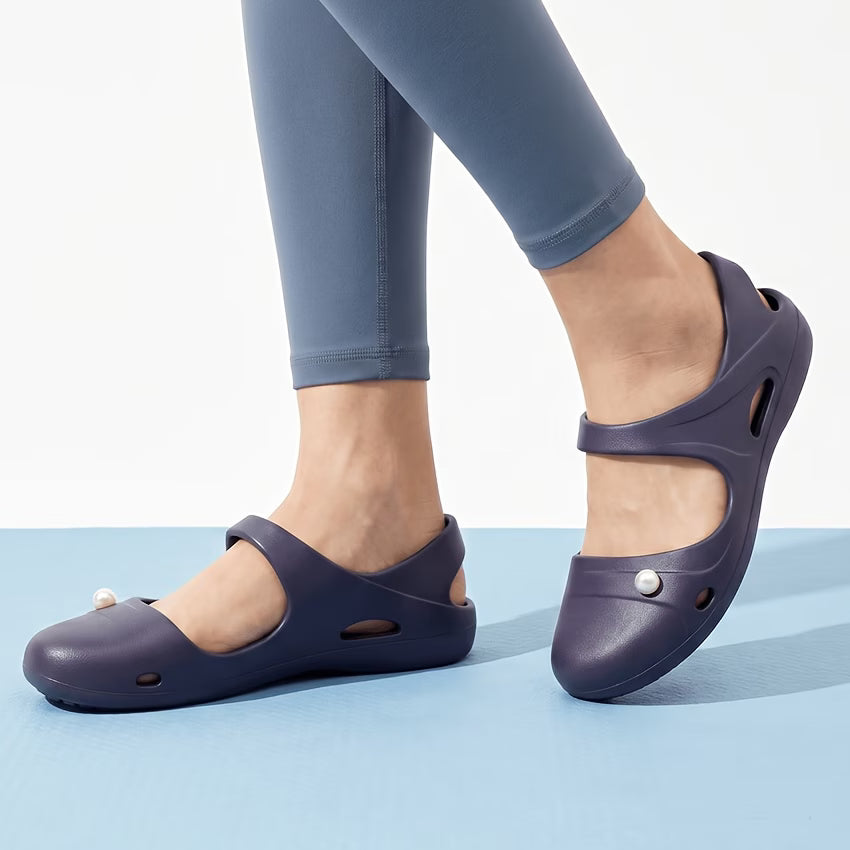 Women's Pearl Accent Summer Slides