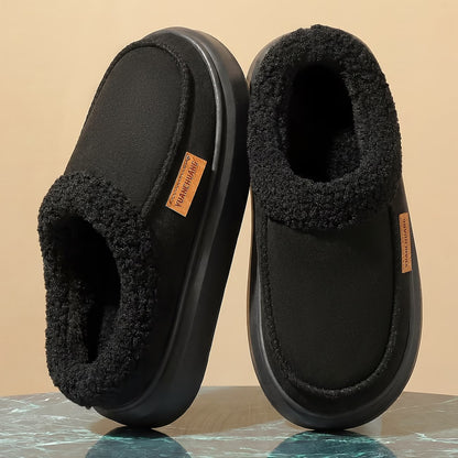 Men's Side Stitch Winter House Shoes