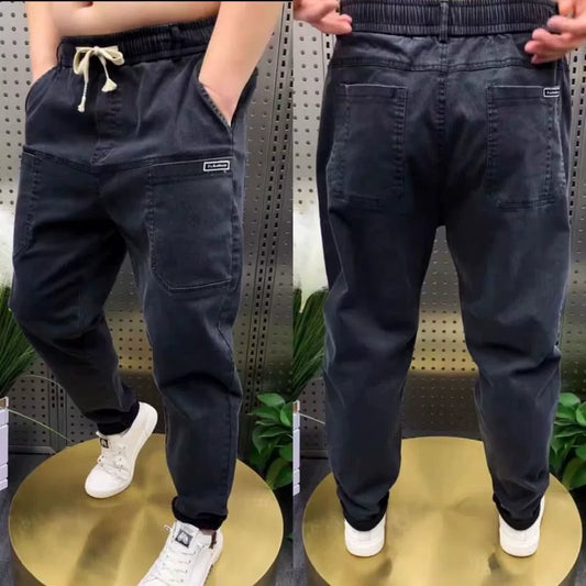 Men’s Plus-Size Comfort Stretch Straight-Leg Jeans