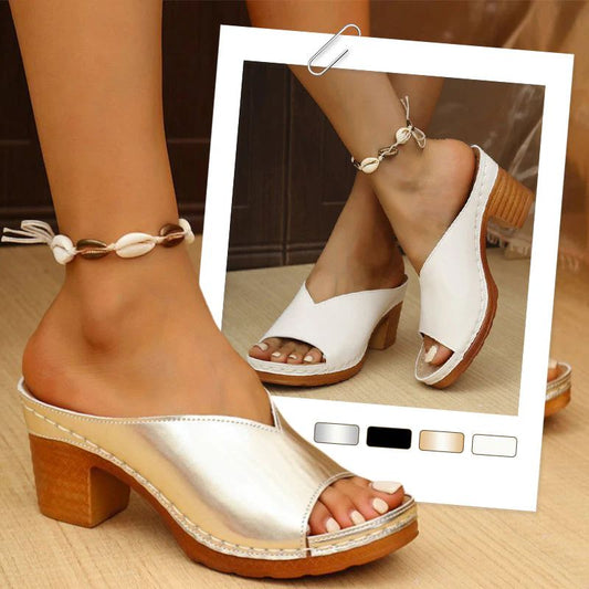 Women's Sandals with Block Heels