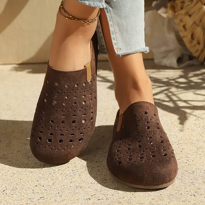 Women’s Breathable Perforated Mule Clogs