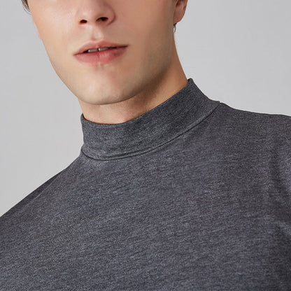 Men's Fitted High-Neck T-Shirt