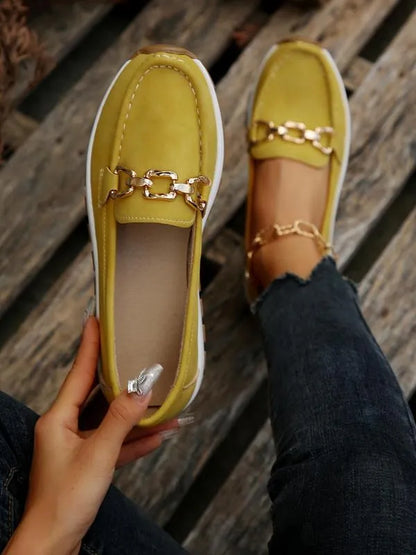 Women’s Slip On Comfort Support Walking Loafers