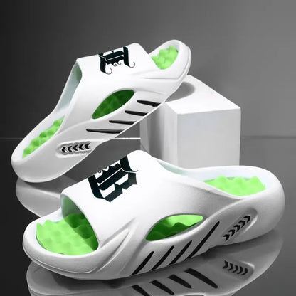 Thick-Sole Sport Slides