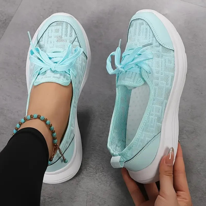 Women's Bottom Slip-on Mesh Loafers