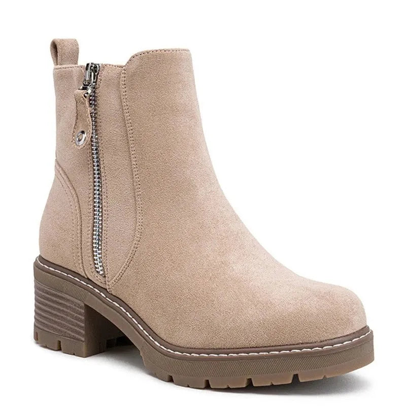 Women’s Zip-Front Cushioned Comfort Shoes