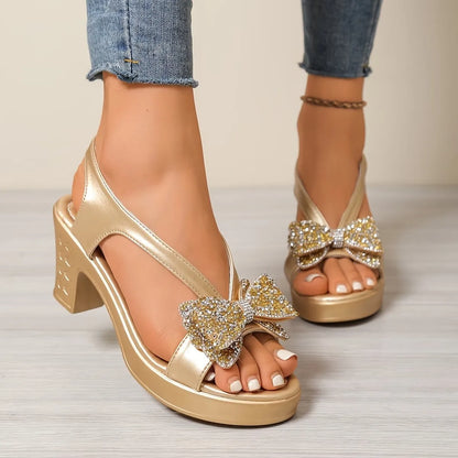 Women’s Bow Platform Comfort Sandals