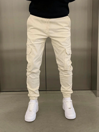 Men’s Slim-Fit Cargo Jogger Trousers