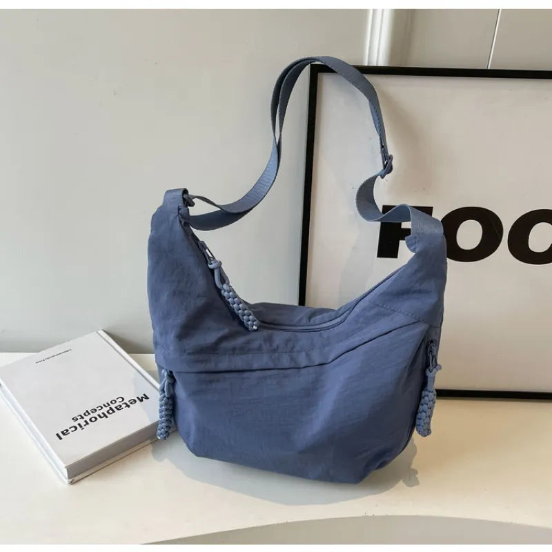 Women’s Multi-Pocket Nylon Crossbody Bag
