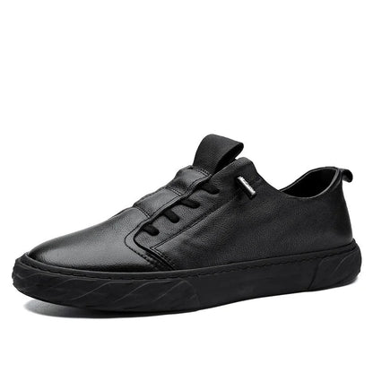 Sophisticated High-Top Italian Leather-Look Sneakers