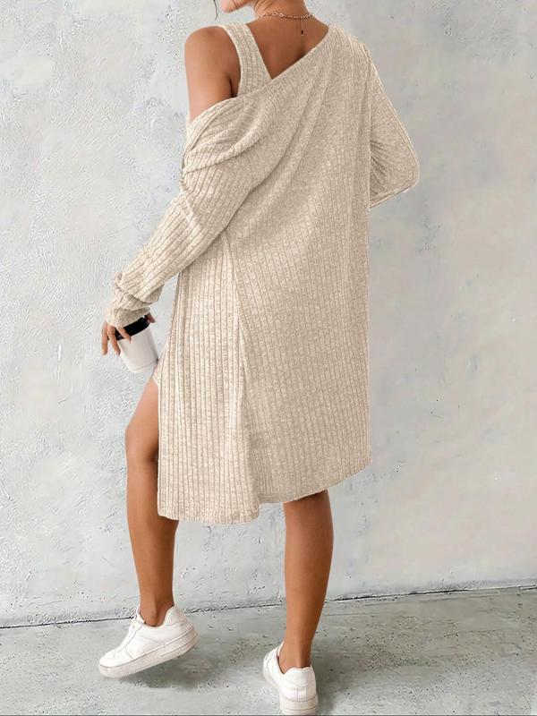 Women’s Striped V-Neck Wide-Leg Jumpsuit