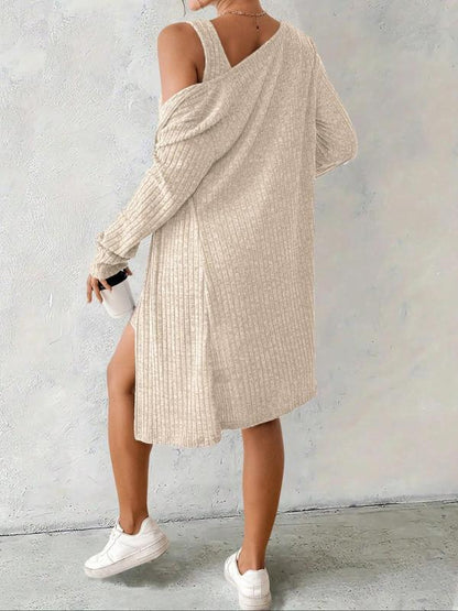Women’s Striped V-Neck Wide-Leg Jumpsuit