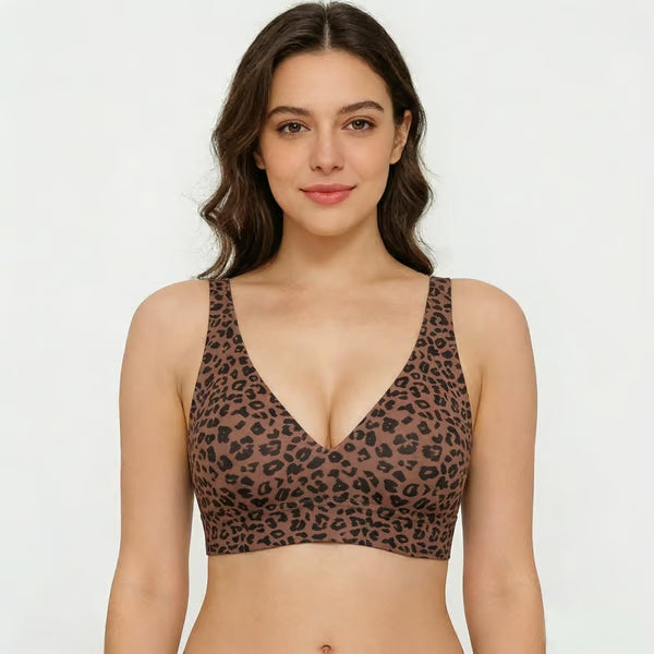 Women’s Leopard Print Wire-Free Bra