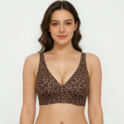 Women’s Leopard Print Wire-Free Bra