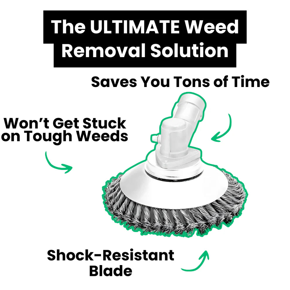 Steel Coil Garden Trimmer Head Attachment