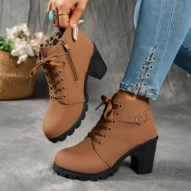 Women’s Chunky Heel Ankle Boots