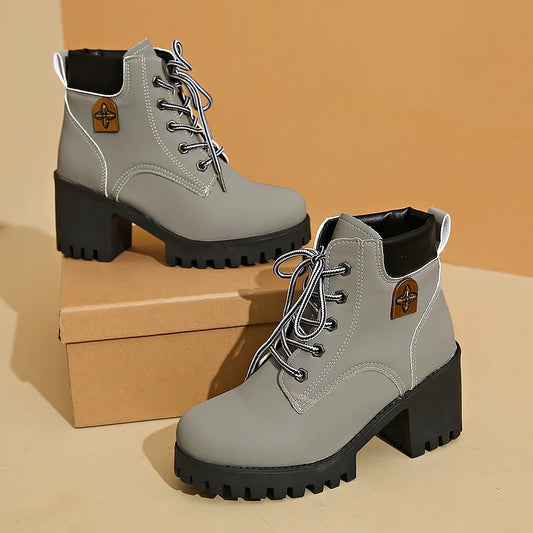 Women’s Classic Lace-Up Platform Boots