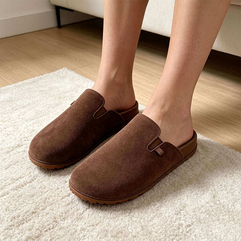 Wide Toe Casual Mule Slides