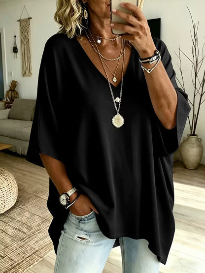 Women’s Oversized V-Neck T-Shirt