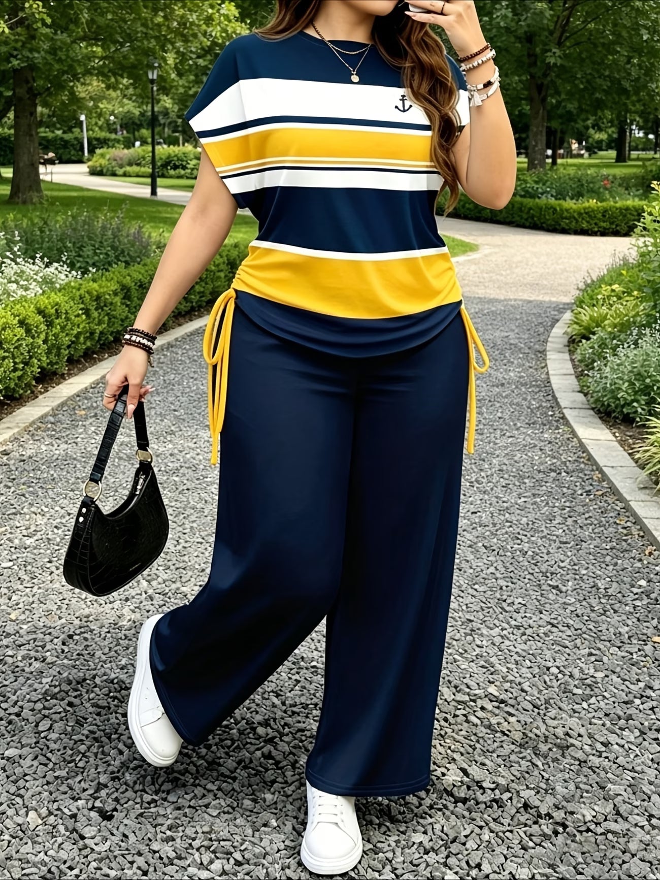 Women's Bow-Detail Two-Piece Set