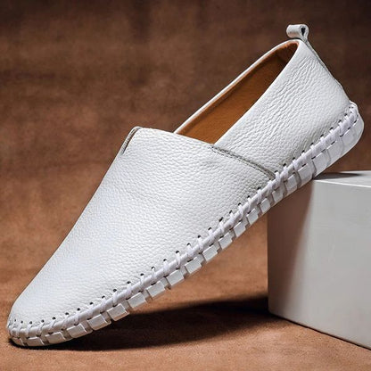 Massimo Leather Slip-Ons
