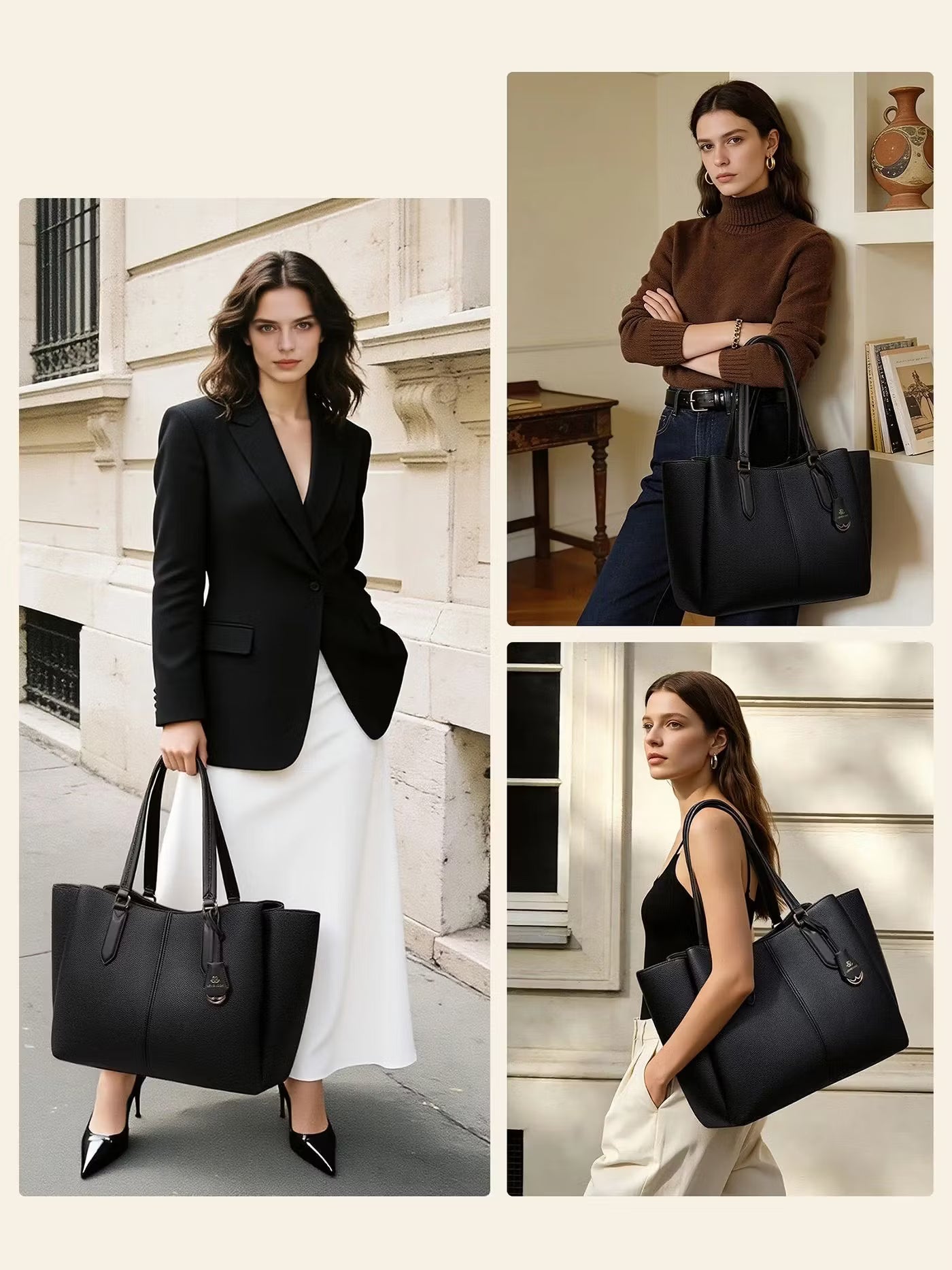 Women’s Multi-Compartment Laptop Tote Bag