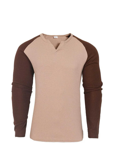 Men’s Slim Fit Ribbed Raglan Top Set