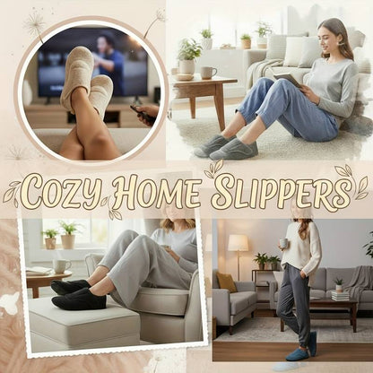 Women’s Wide Fit Adjustable Warm House Slippers