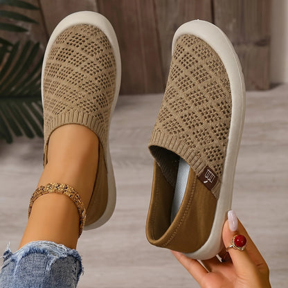 Women's Lightweight Knit Slip-On Trainers