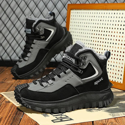 Men’s Heavy-Duty Waterproof Orthopaedic Hiking & Work Boots