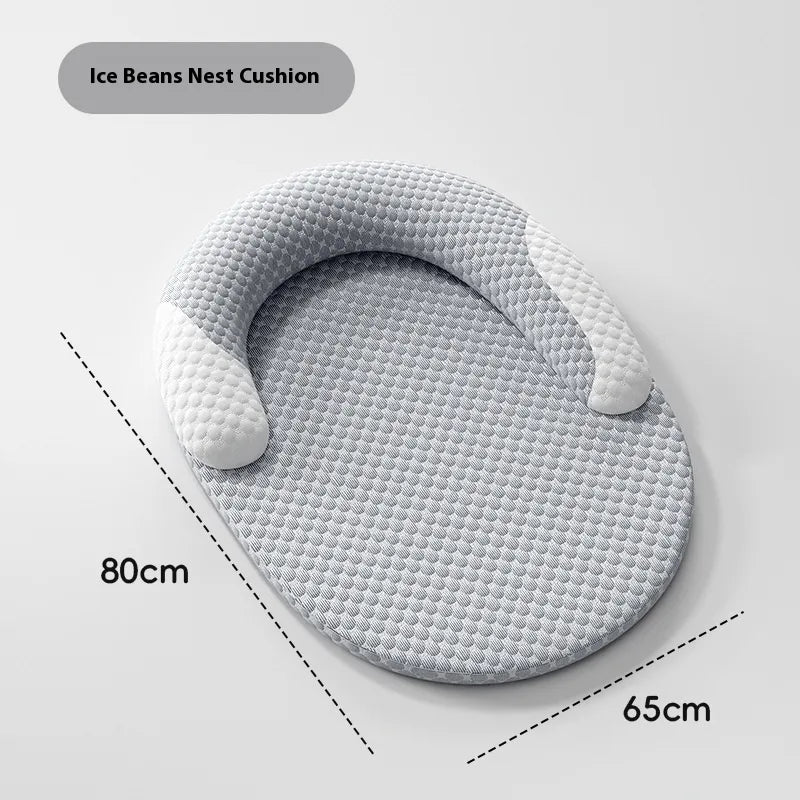 Cooling U-Shaped Pet Bed