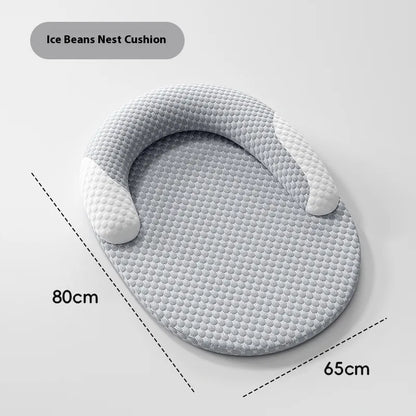 Cooling U-Shaped Pet Bed